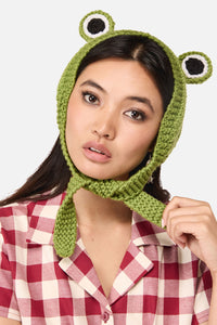 Dangerfield - Frog Knit Headband - green