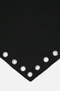 Dangerfield - Eyelet Head Scarf - black