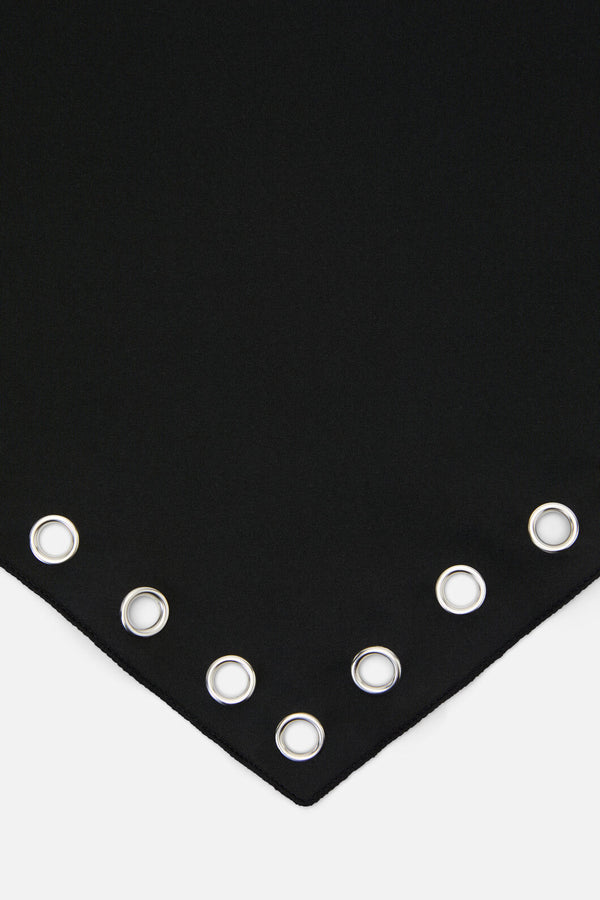 Dangerfield - Eyelet Head Scarf - black