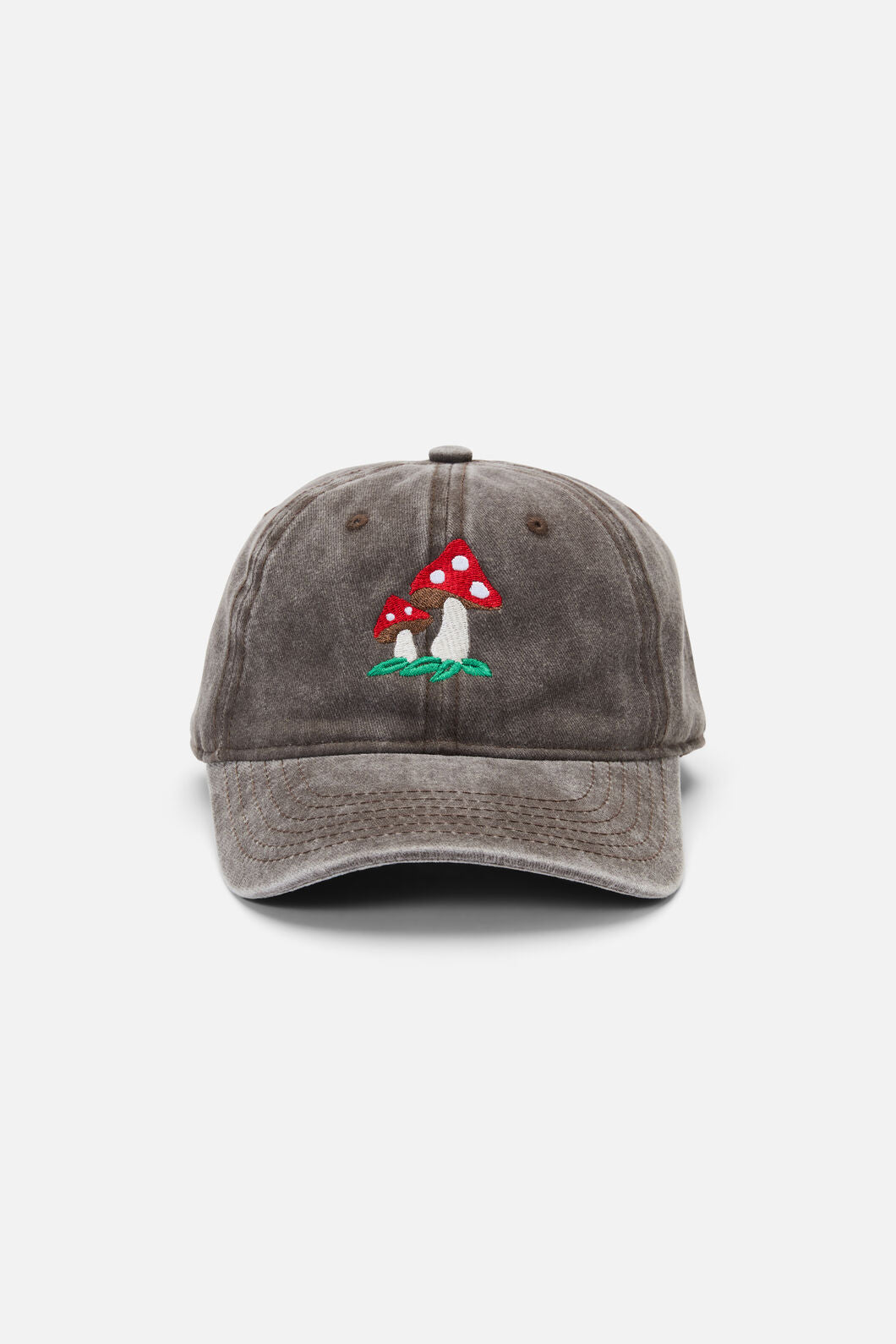 Dangerfield - Toadstool Washed Canvas Cap - chocolate