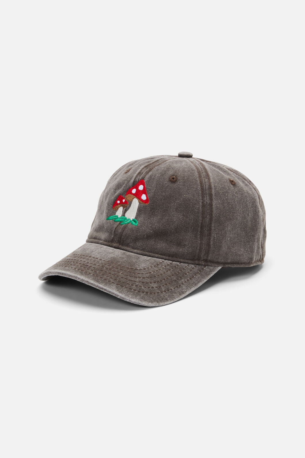 Dangerfield - Toadstool Washed Canvas Cap - chocolate