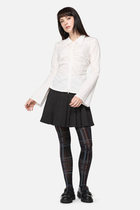 Dangerfield - Black Tartan Tights - black
