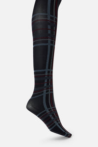 Dangerfield - Black Tartan Tights - black