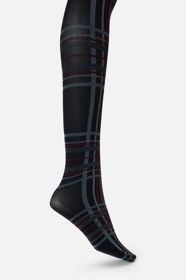 Dangerfield - Black Tartan Tights - black