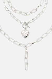 Dangerfield - Layered Necklace - silver