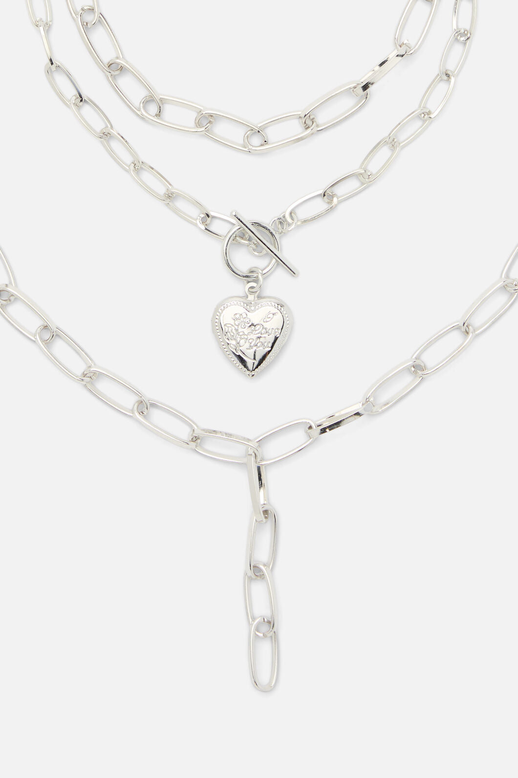 Dangerfield - Layered Necklace - silver
