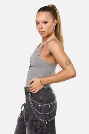 Dangerfield - Stars Triple Jean Chain - silver
