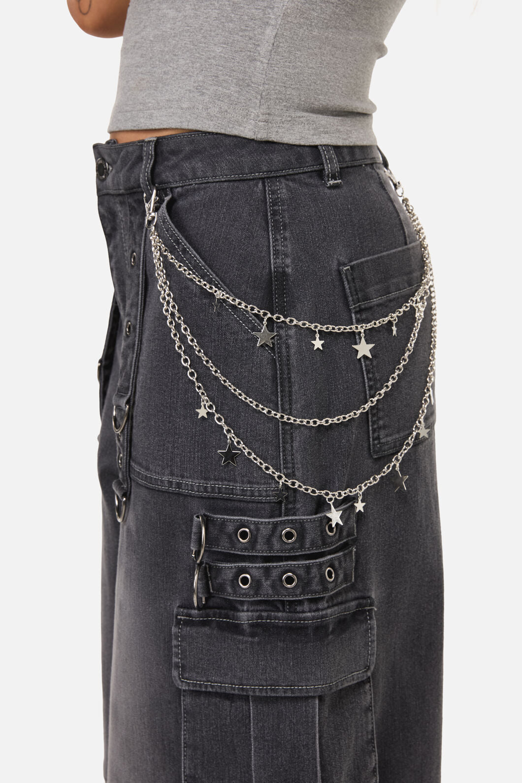 Dangerfield - Stars Triple Jean Chain - silver