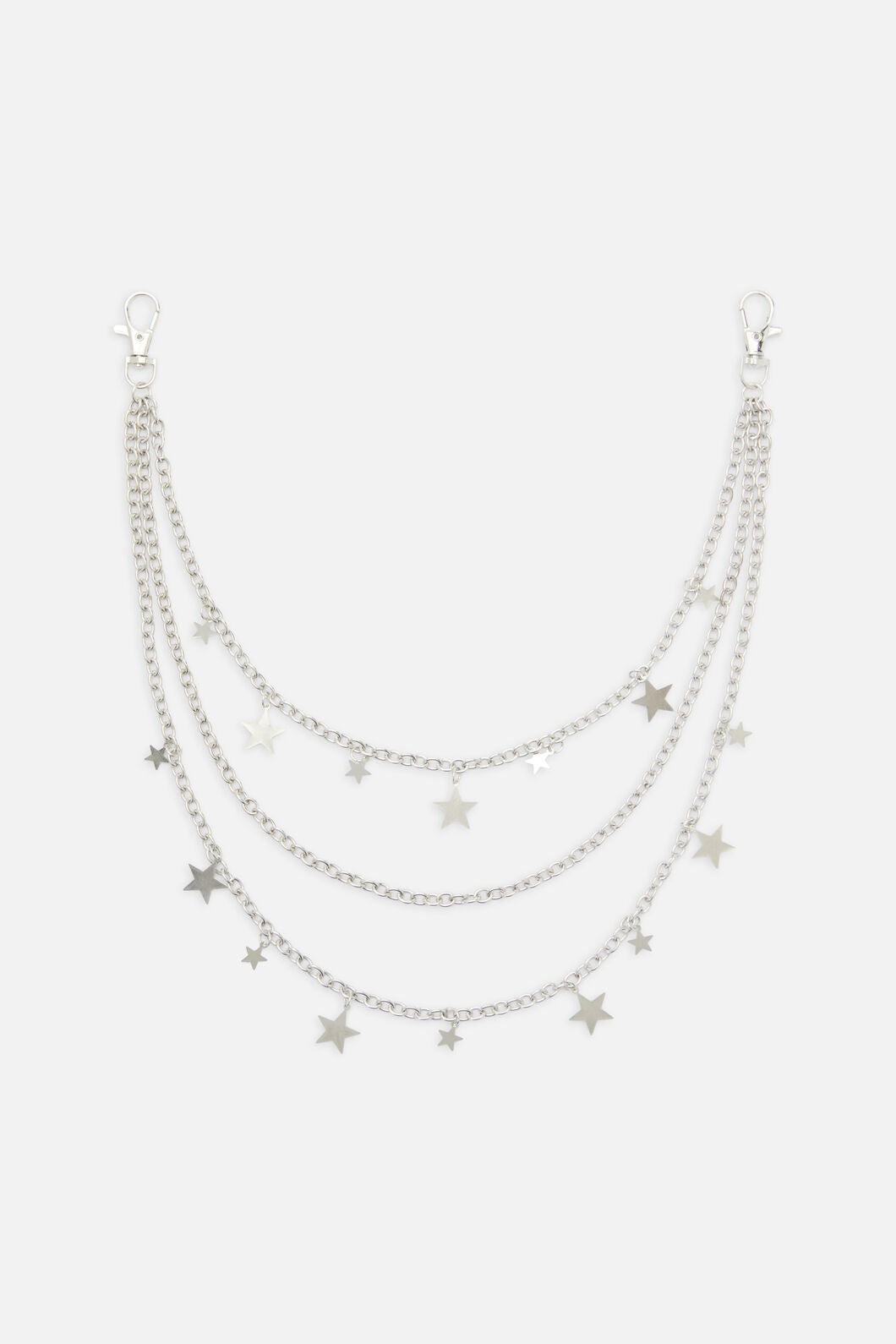 Dangerfield - Stars Triple Jean Chain - silver