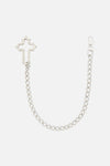 Dangerfield - Cross Clip Jean Chain - silver