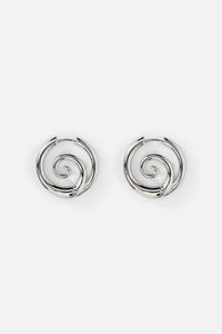 Dangerfield - Silver Whirl Earrings - silver