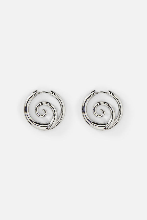Dangerfield - Silver Whirl Earrings - silver