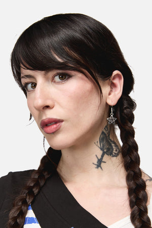 Dangerfield - Whirl Star Earrings - silver