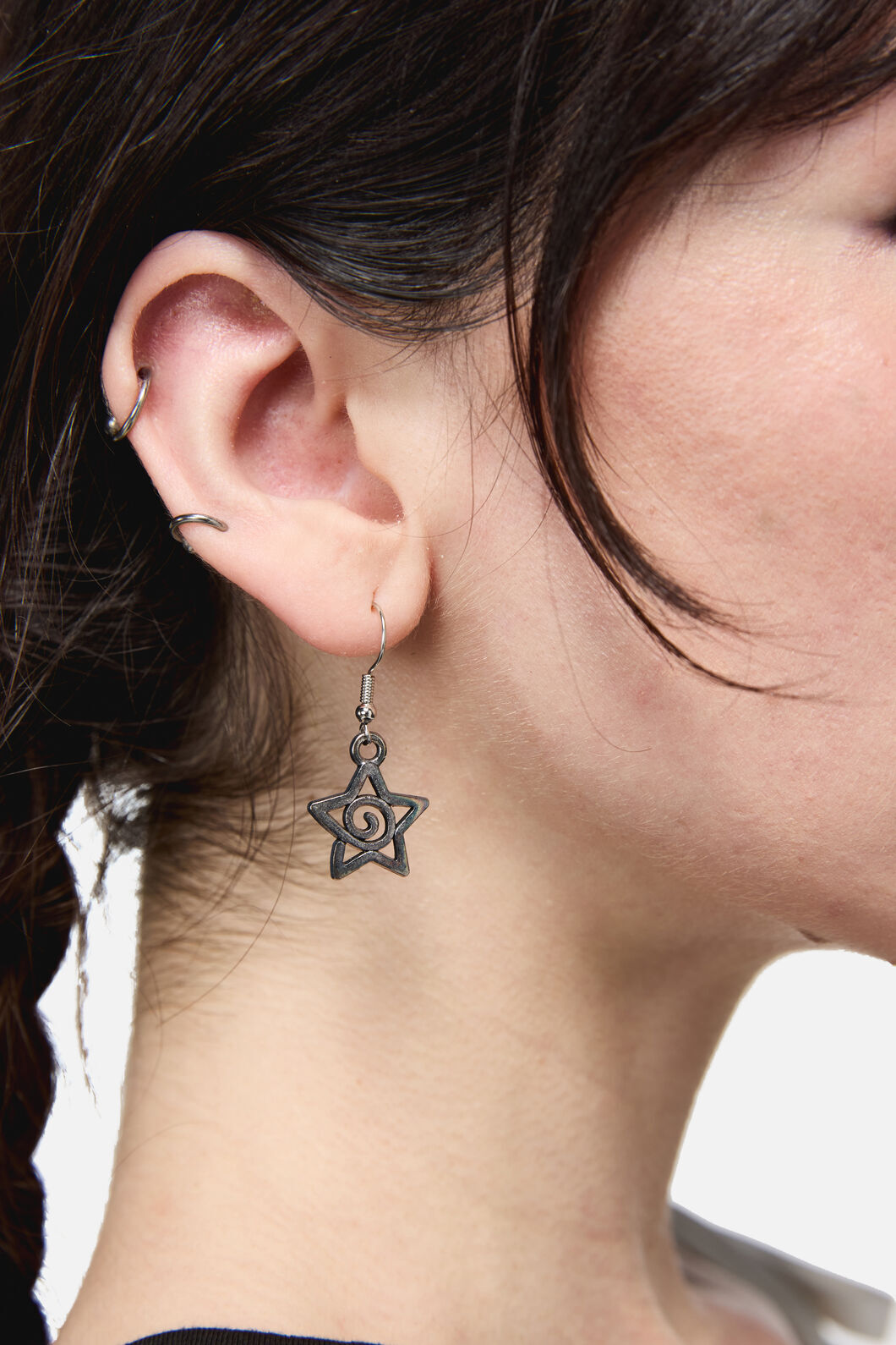 Dangerfield - Whirl Star Earrings - silver