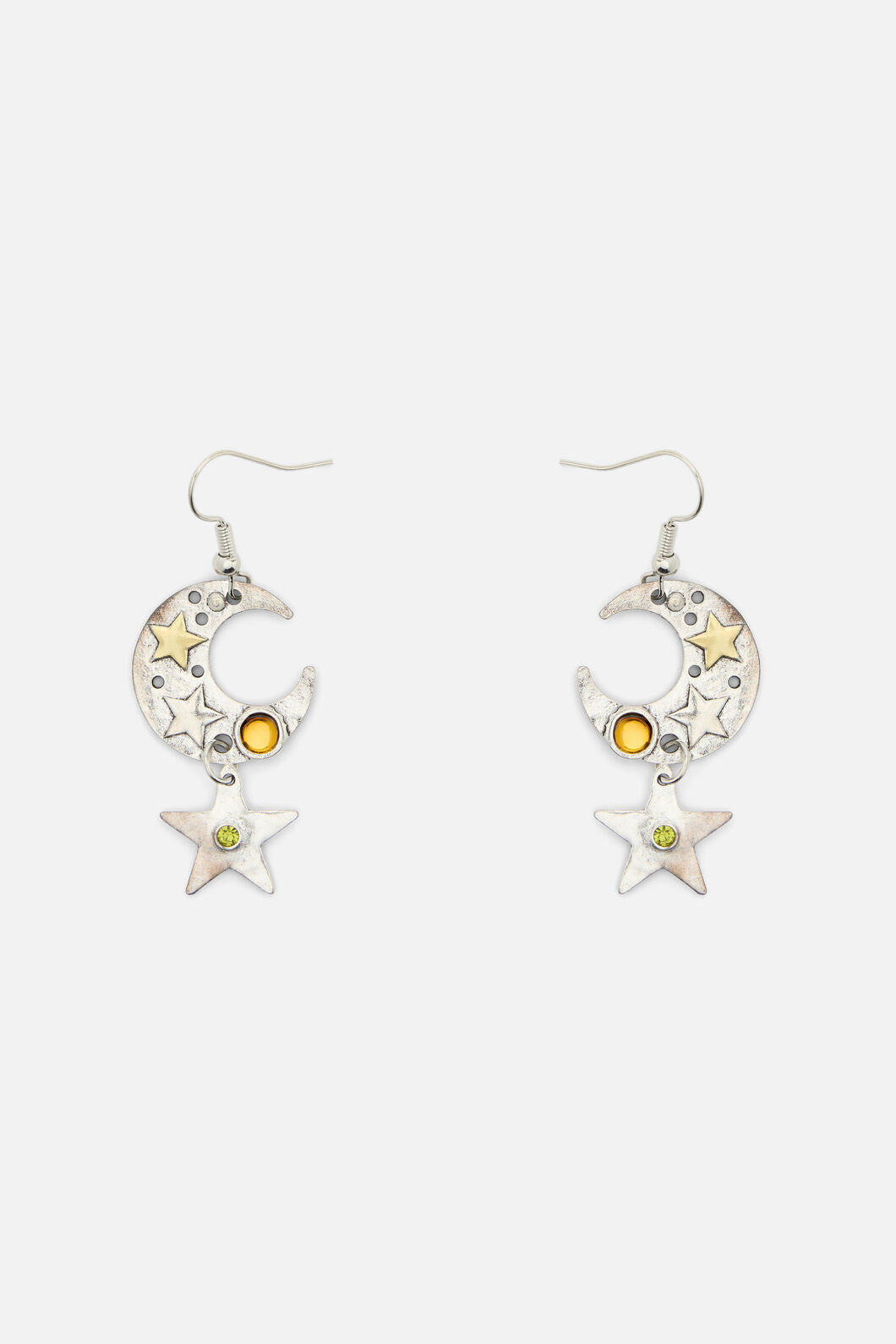 Dangerfield - Stars & Moon Earrings - silver