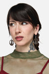 Dangerfield - Forest Toadstool Earrings - silver