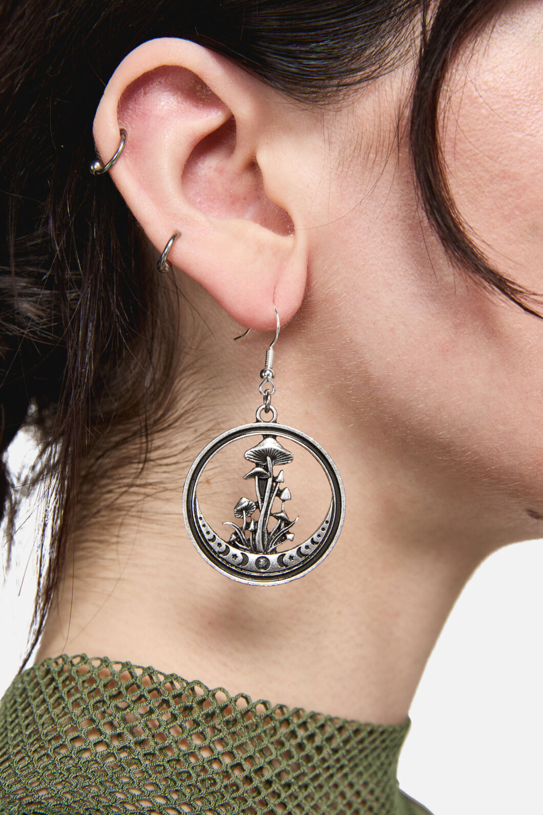 Dangerfield - Forest Toadstool Earrings - silver