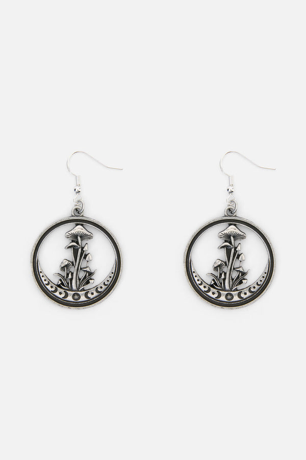 Dangerfield - Forest Toadstool Earrings - silver