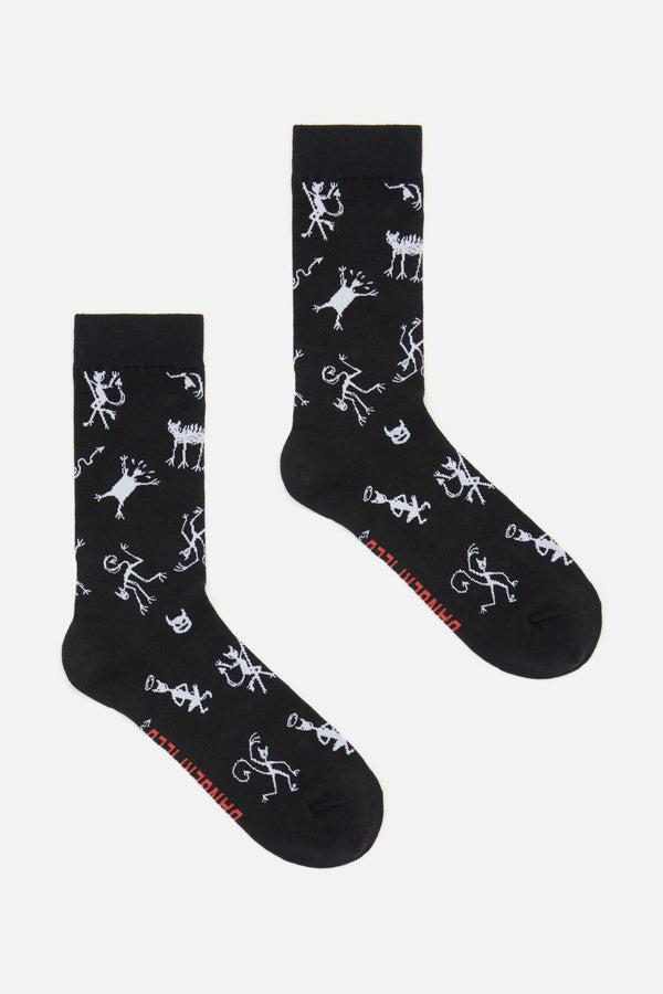 Dangerfield - Demons Goth Sock - black