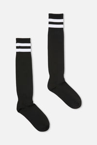 Dangerfield - Triple Stripe Knee Sock - black