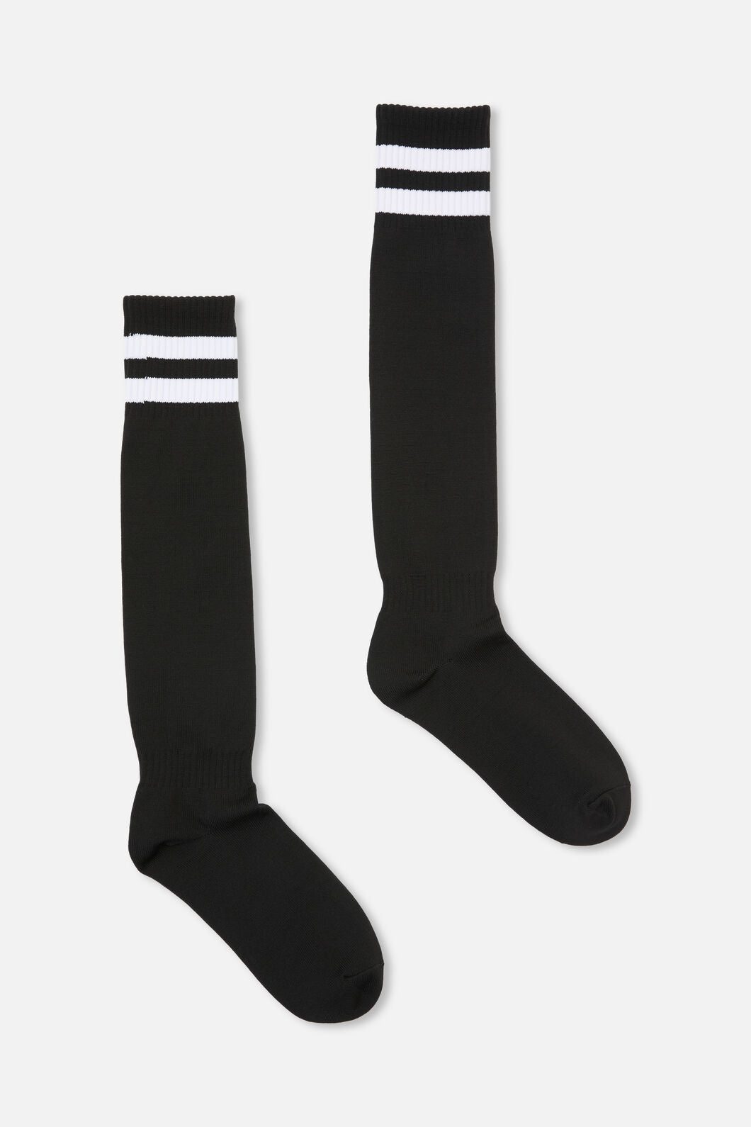 Dangerfield - Triple Stripe Knee Sock - black