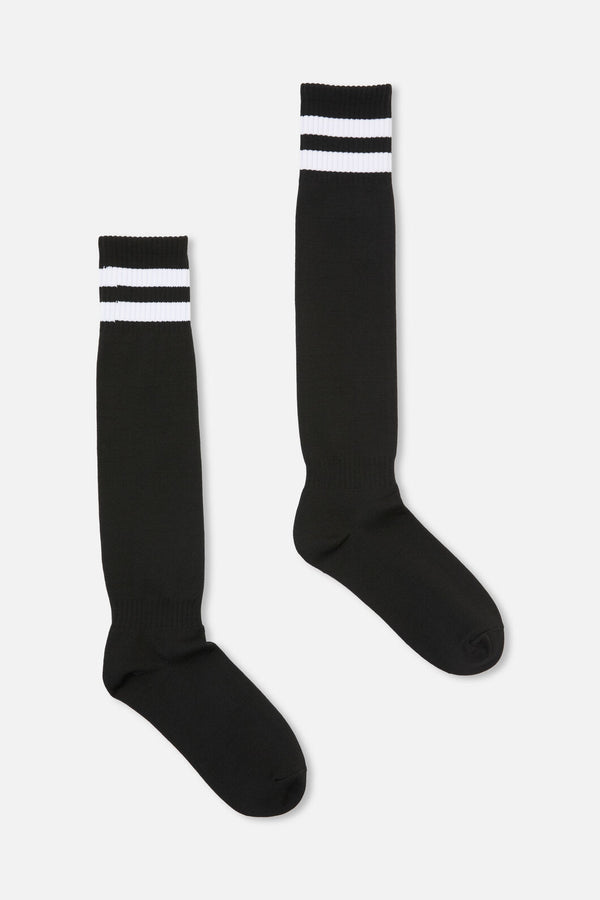 Dangerfield - Triple Stripe Knee Sock - black