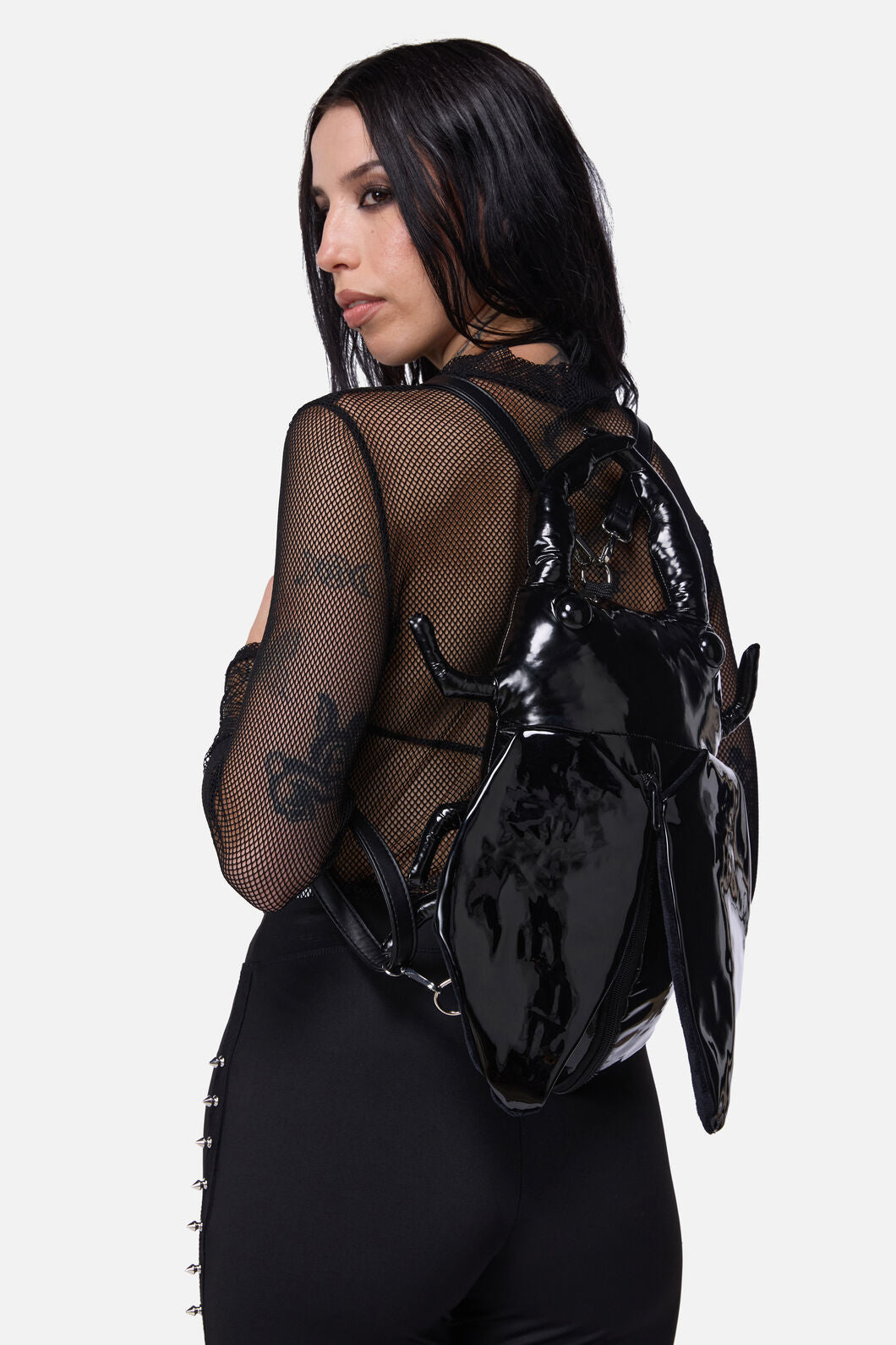 Dangerfield - Black Stag Beetle Backpack - black