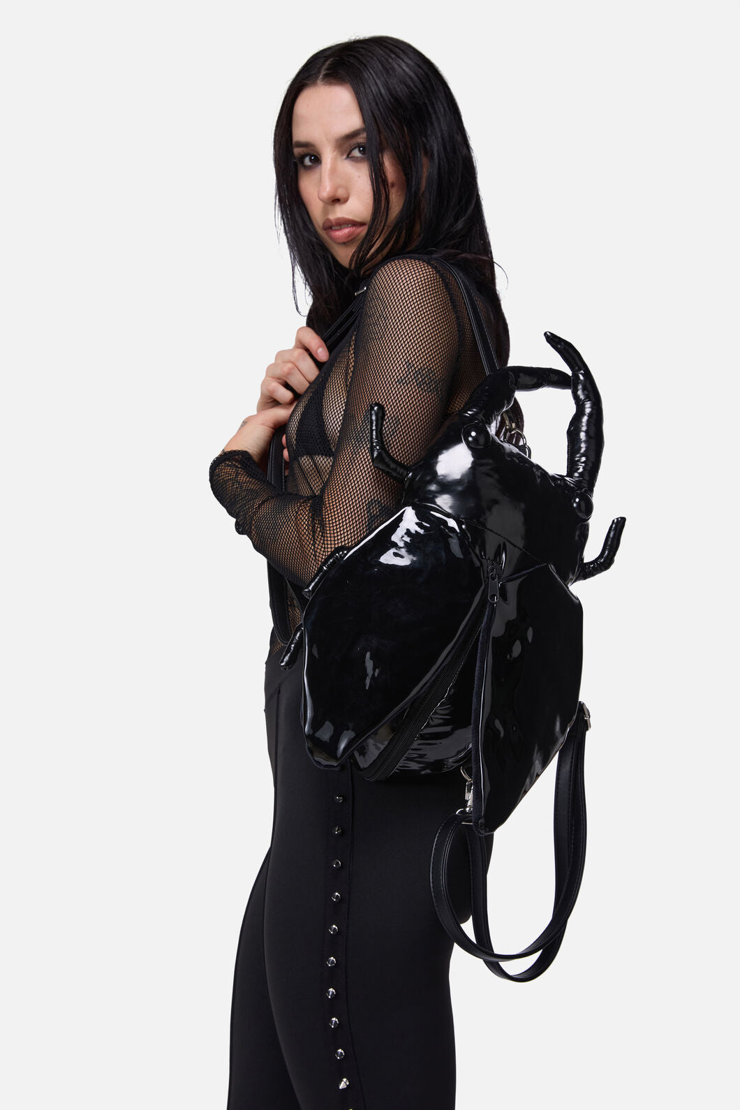 Dangerfield - Black Stag Beetle Backpack - black