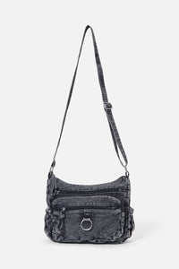 Dangerfield - Washed Grey Denim Bag - grey