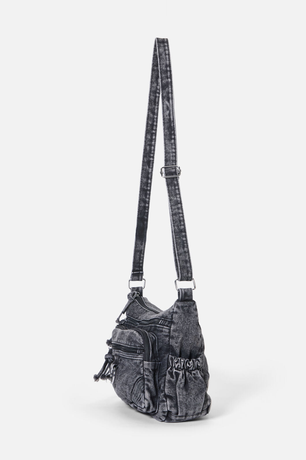 Dangerfield - Washed Grey Denim Bag - grey