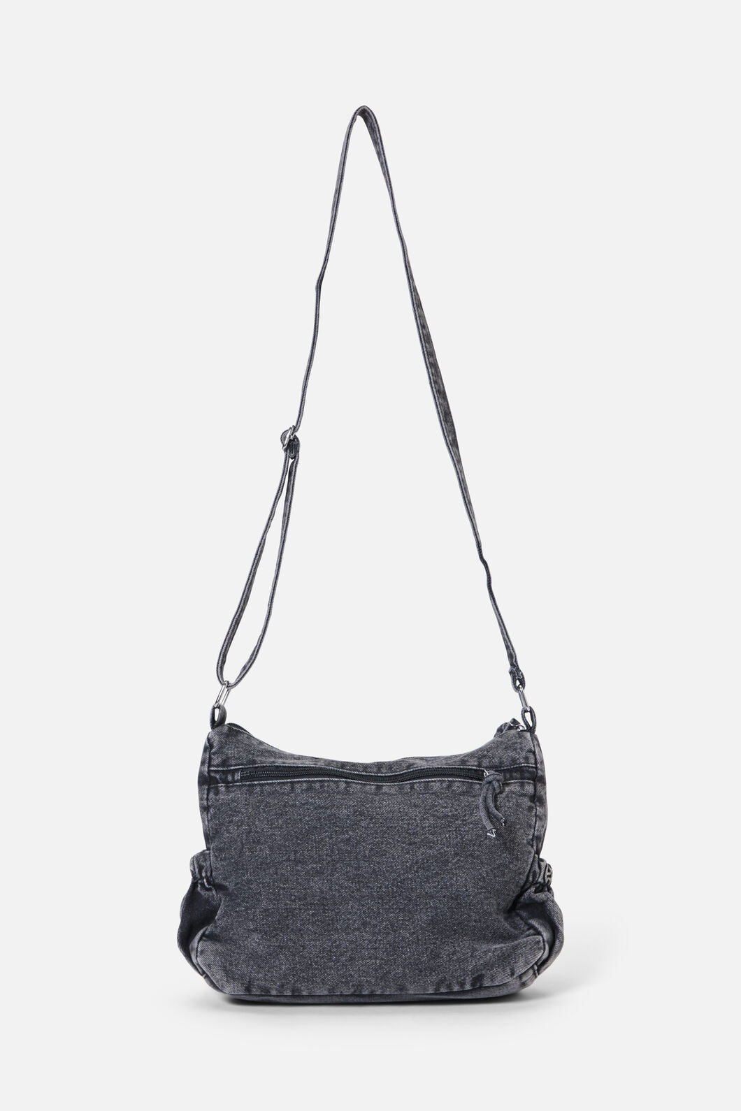 Dangerfield - Washed Grey Denim Bag - grey