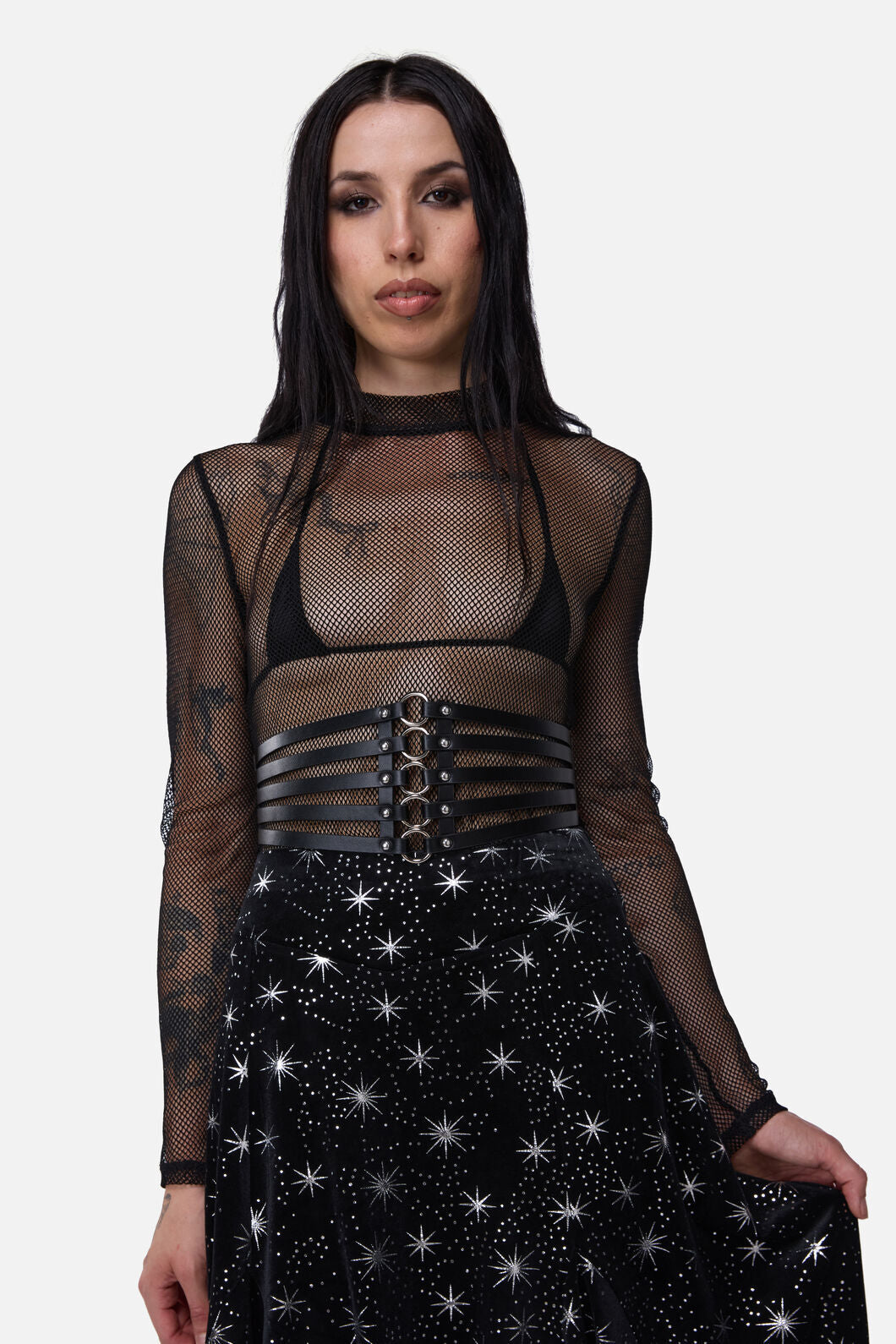 Dangerfield - Cage Ring Waist Belt - black