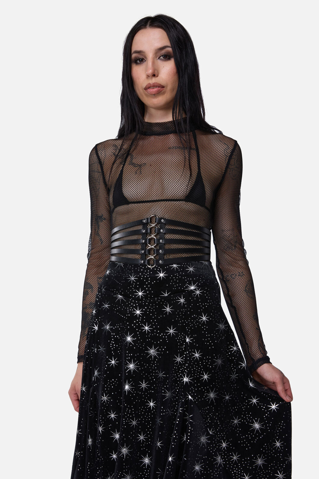 Dangerfield - Cage Ring Waist Belt - black