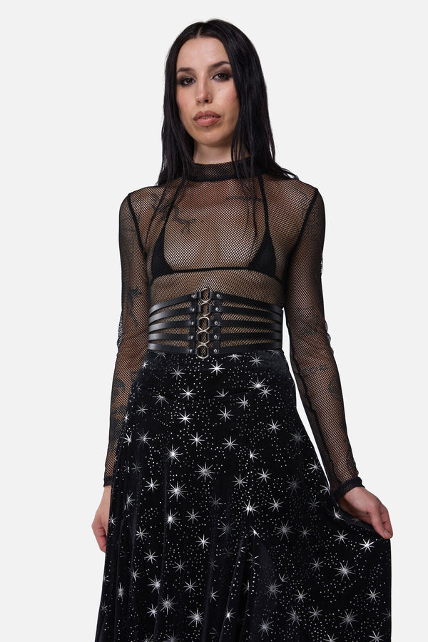 Dangerfield - Cage Ring Waist Belt - black