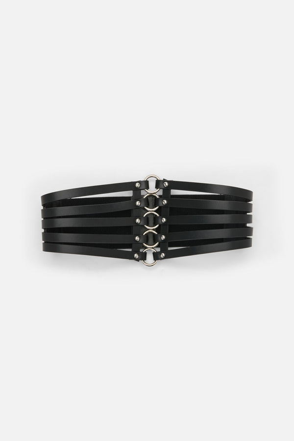 Dangerfield - Cage Ring Waist Belt - black