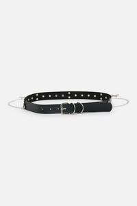 Dangerfield - Chain & Crosses Belt - black