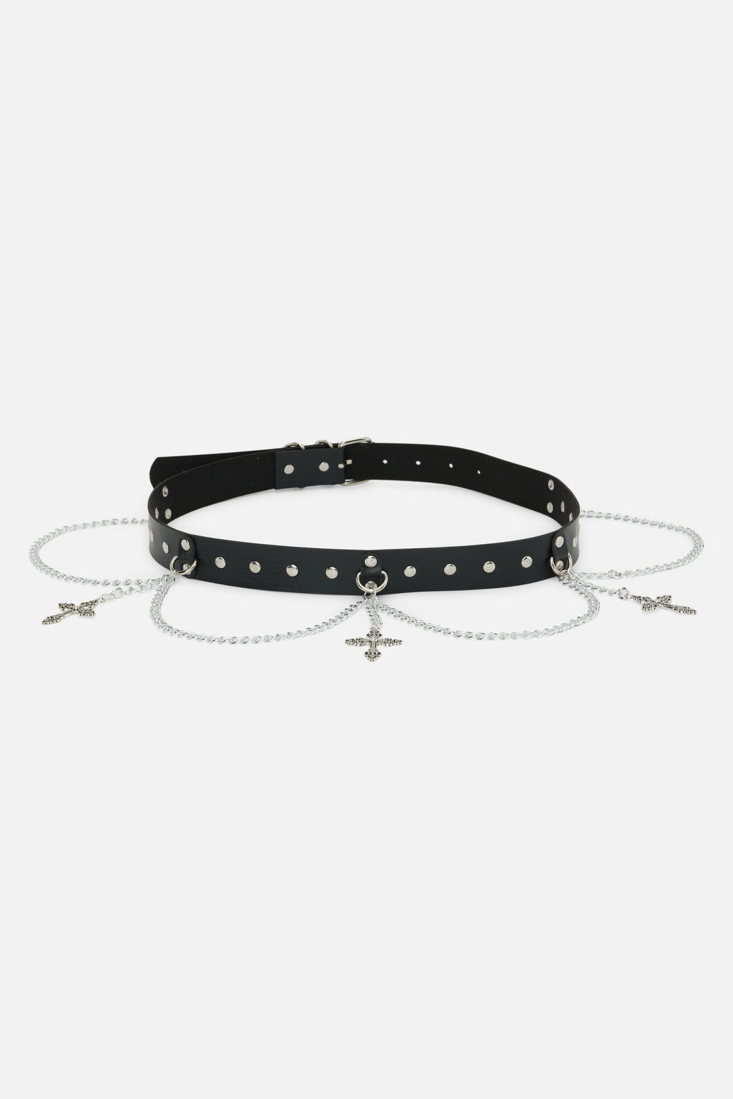 Dangerfield - Chain & Crosses Belt - black