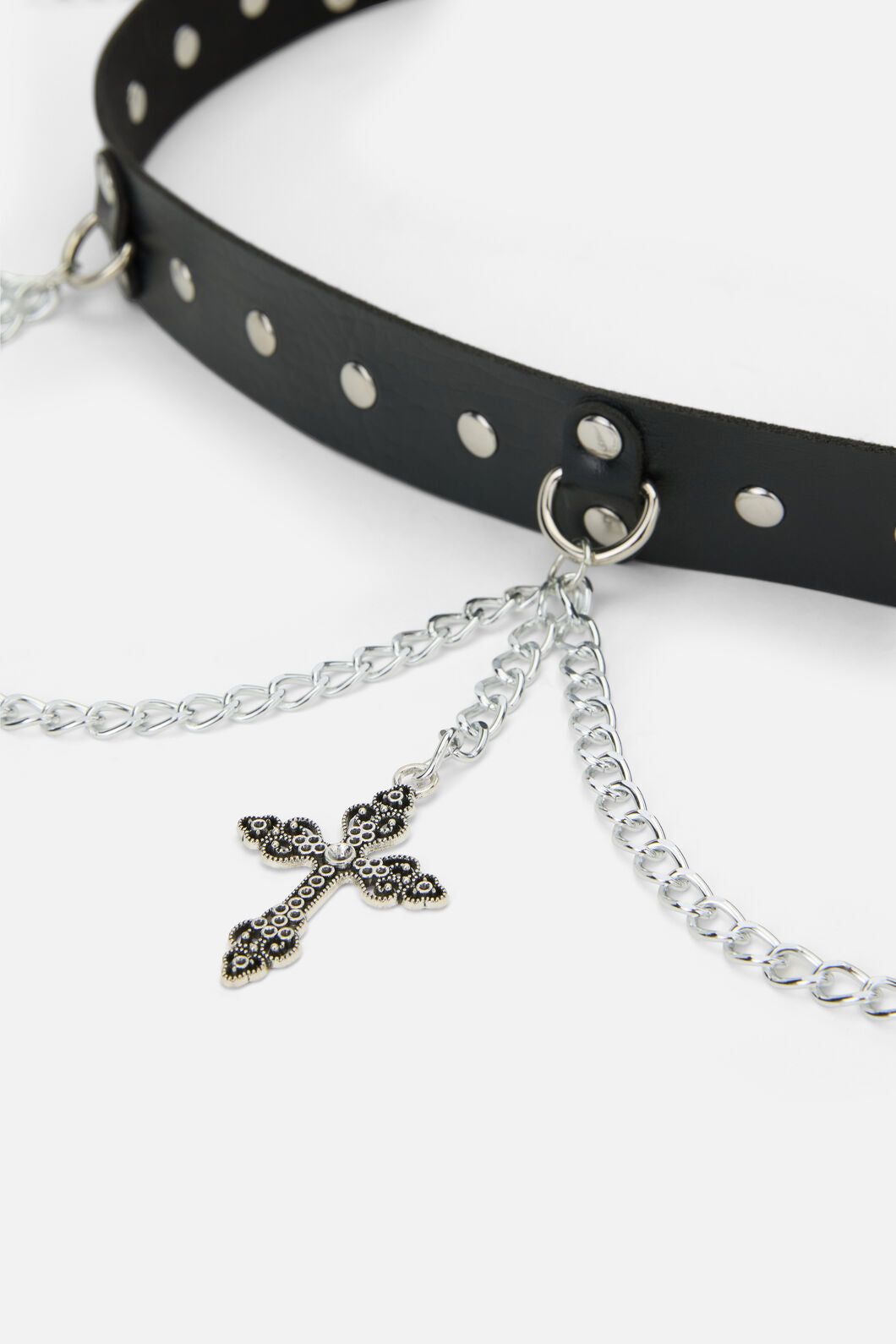 Dangerfield - Chain & Crosses Belt - black