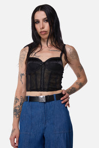 Dangerfield - Jackalope Goth Buckle Belt - black