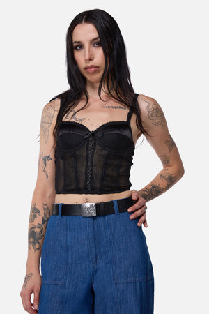 Dangerfield - Jackalope Goth Buckle Belt - black