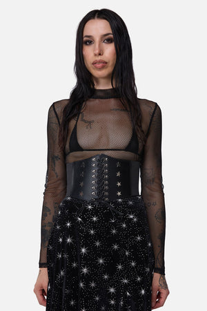 Dangerfield - Star Waist Belt - black