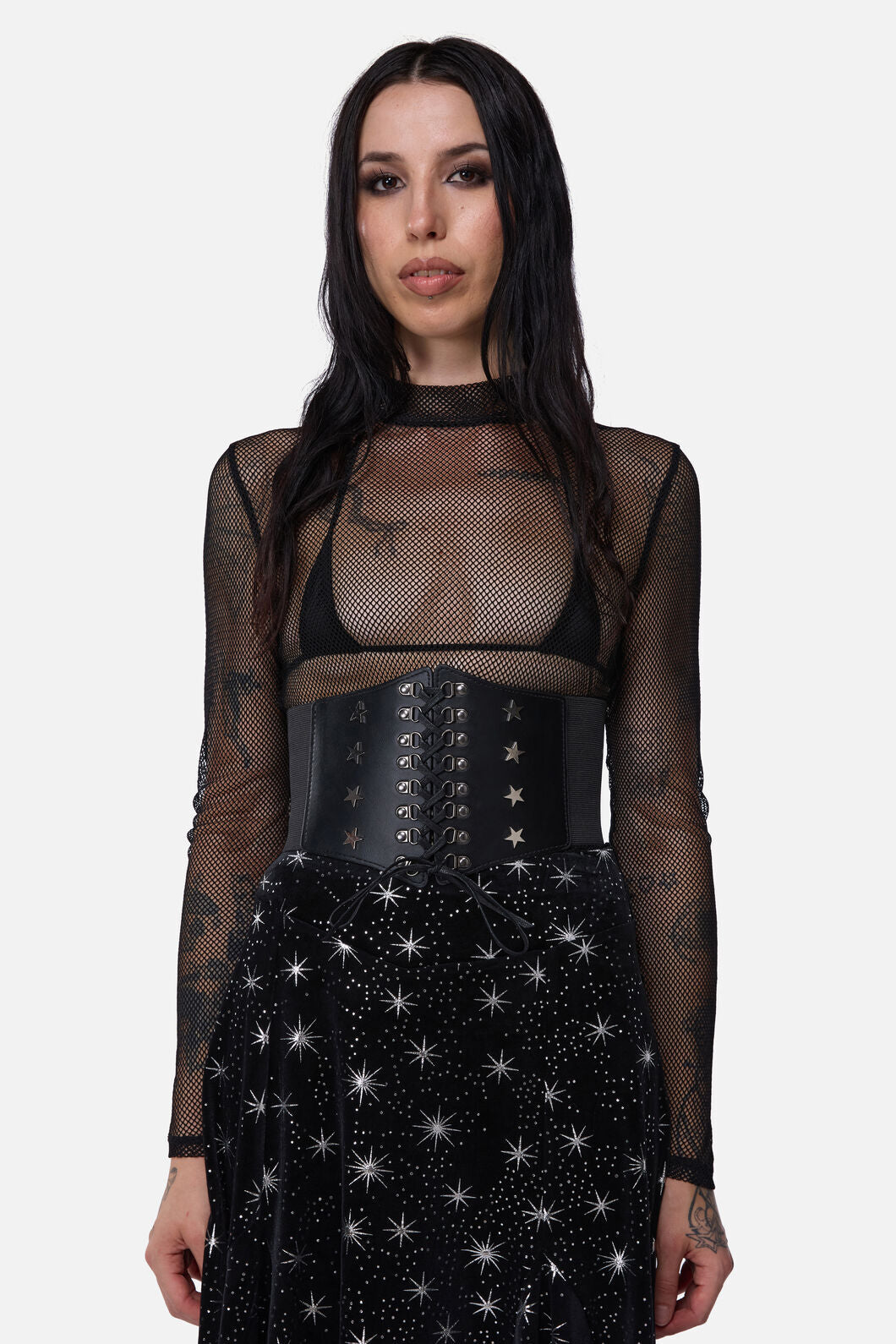 Dangerfield - Star Waist Belt - black