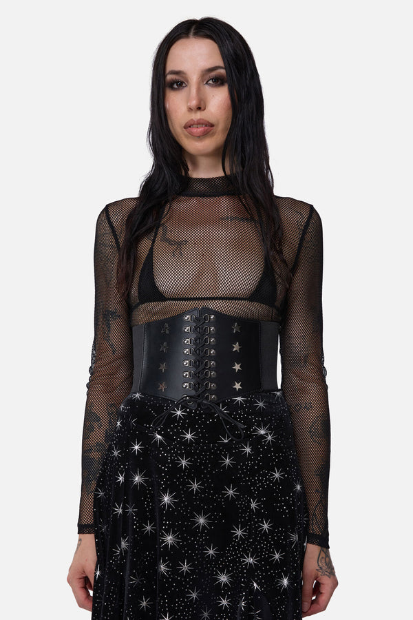 Dangerfield - Star Waist Belt - black