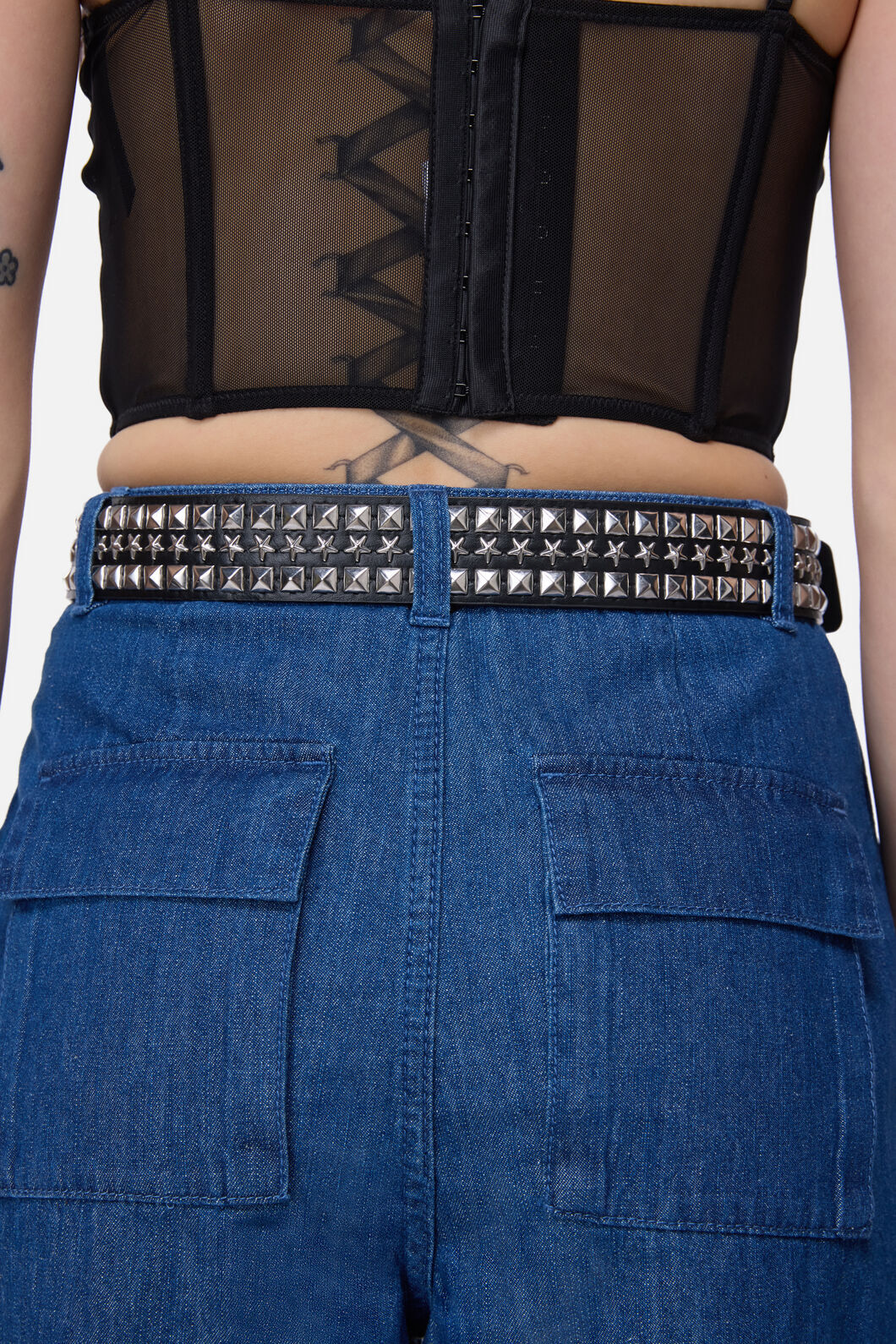 Dangerfield - Stars & Studs Belt - black
