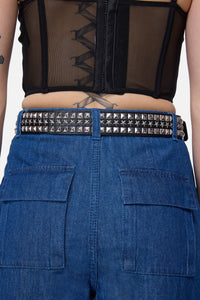 Dangerfield - Stars & Studs Belt - black