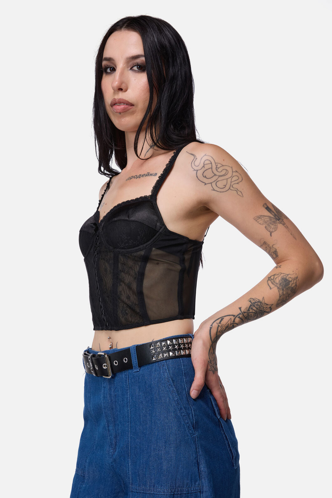 Dangerfield - Stars & Studs Belt - black
