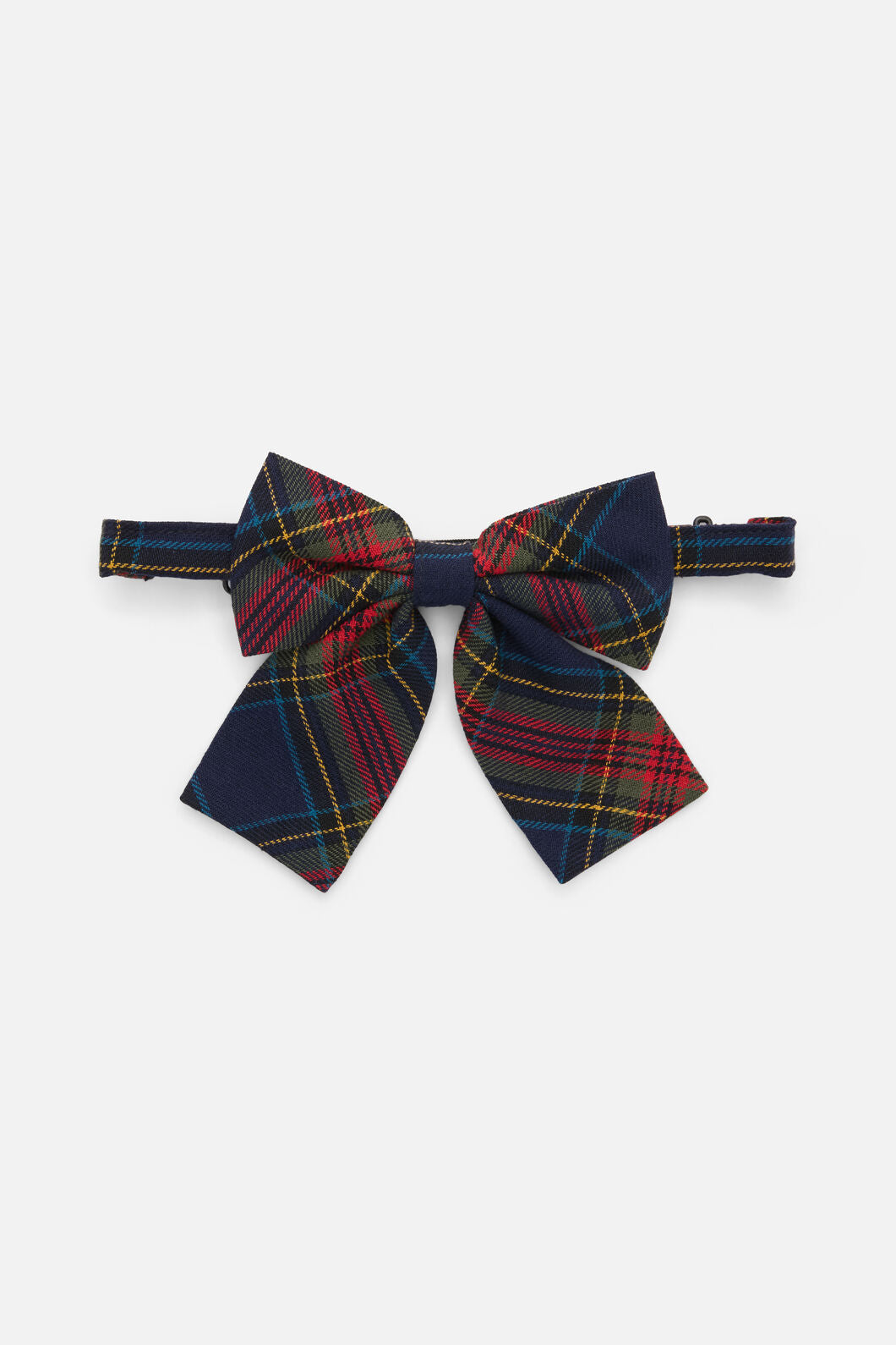 Dangerfield - Antler Goth Tartan Bow Tie - blue