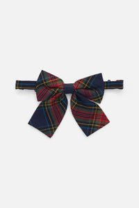 Dangerfield - Antler Goth Tartan Bow Tie - blue
