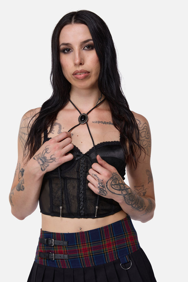 Dangerfield - Bolo Pendant Necktie - black