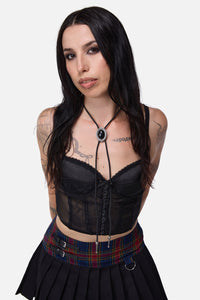 Dangerfield - Bolo Pendant Necktie - black